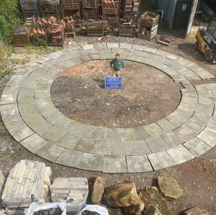 20200813_135003000_iOS SQUARE 2 Reclaimed Yorkstone Circle/Pond Surround